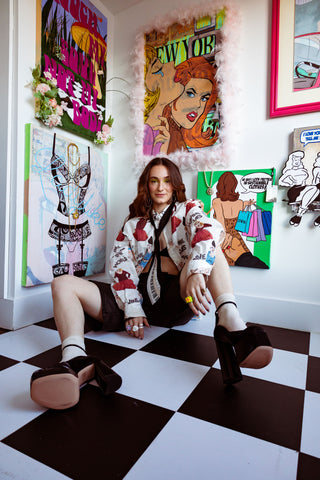 new york city female artist, feminist, emerging artist, home decor, affordable art, trendy